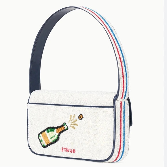 NWT STAUD Tommy Beaded Bag, Stautines - Picture 3 of 8